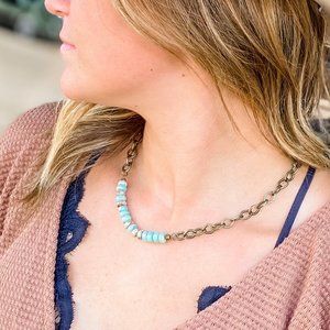 NEW The Jessie Beaded Necklace - Turquoise